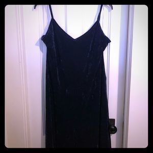 Navy blue crushed velvet jumpsuit 👩🏻‍🎤🦄